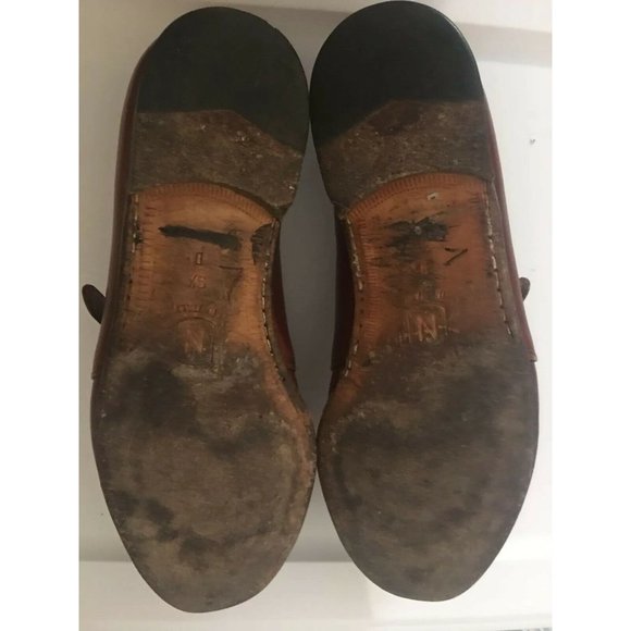 ITALIAN PREMIER Nordstrom Brown Men’s Sz 9 1/2‎ D Monk Strap Leather Dress Shoes main image 9